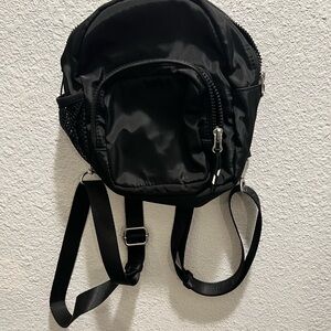 Fabletics Midnight Black Mini Backpack